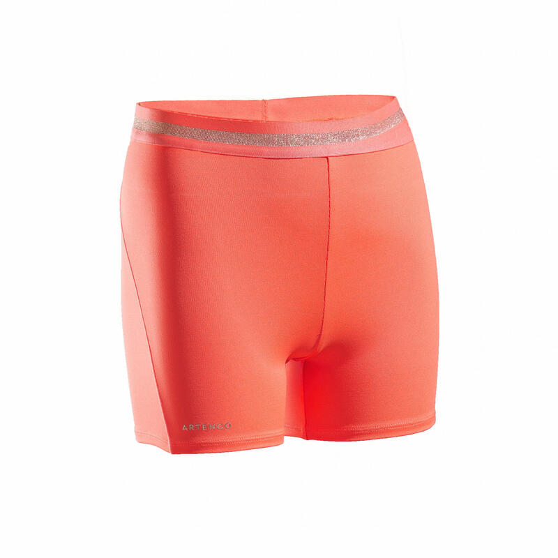 Tennisshort voor meisjes Soft marineblauw