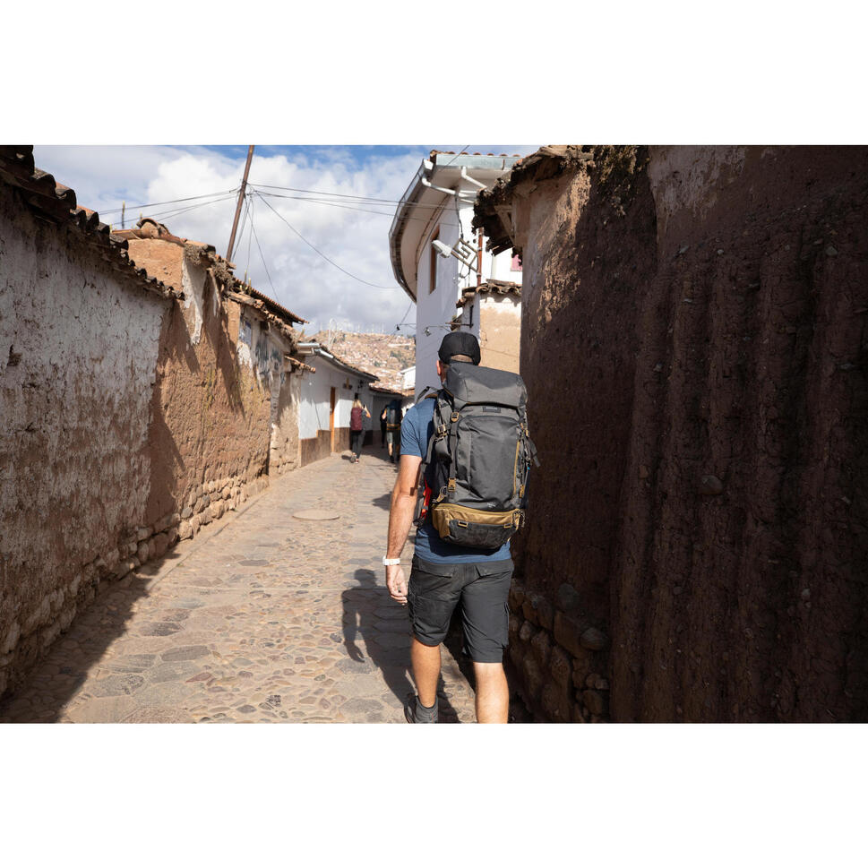 Men's Travel Trekking Cargo Shorts TRAVEL 100 FORCLAZ Decathlon