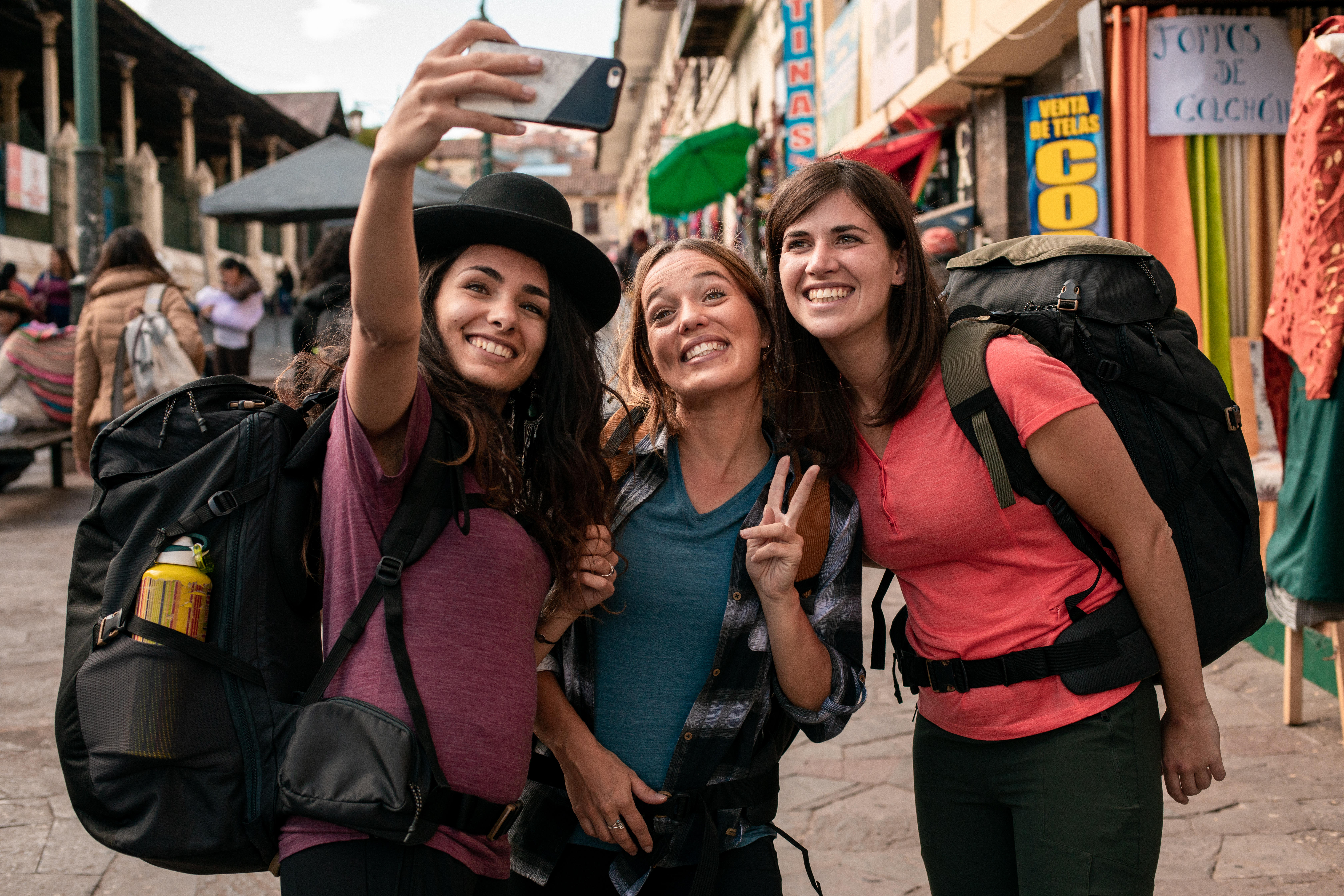 Women’s Hiking T-Shirt - Travel 100 Purple - SIMOND