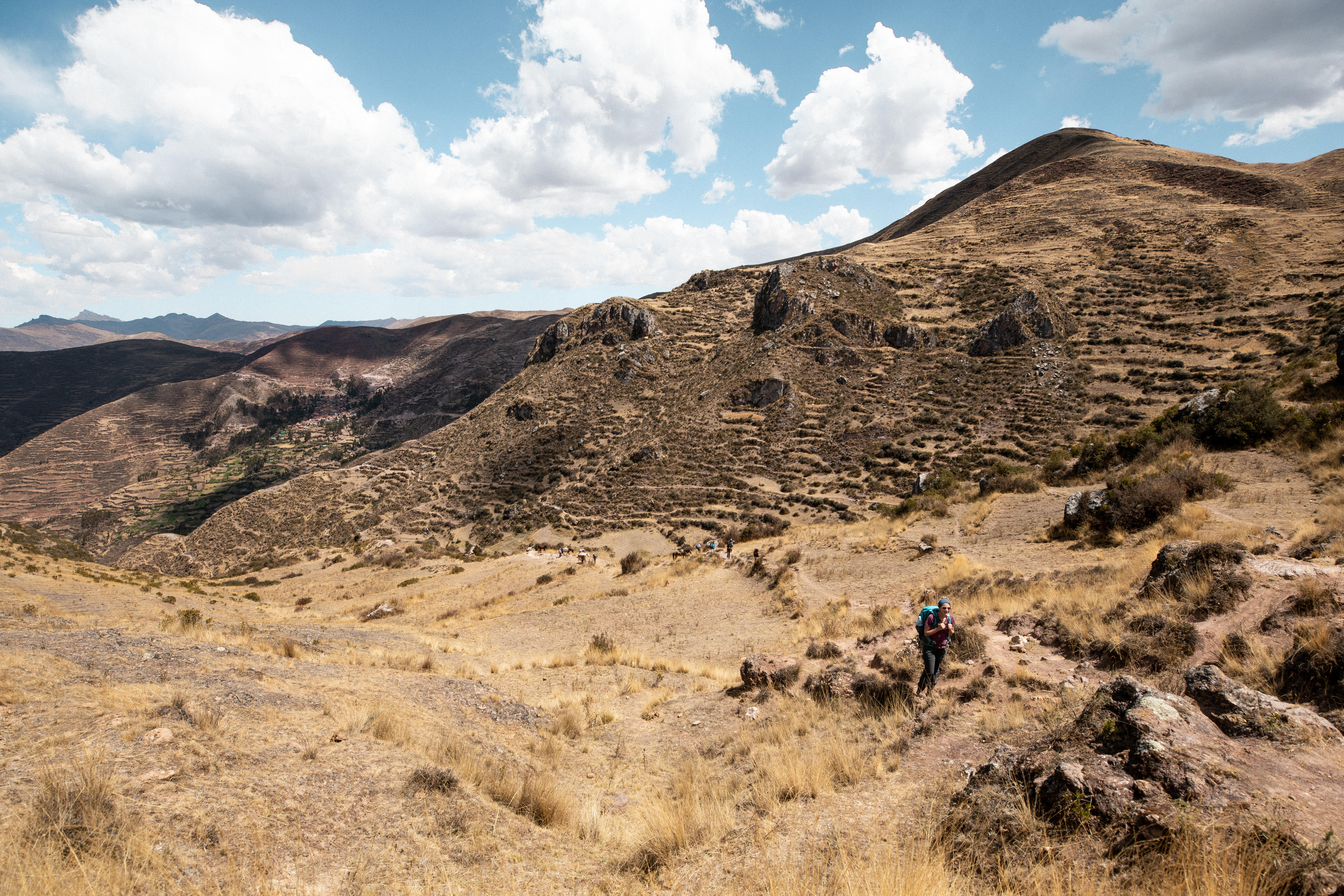 Women’s Hiking T-Shirt - Travel 100 Purple - SIMOND