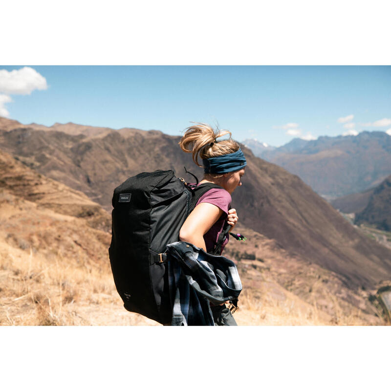 FAIXA PARA PESCOÇO DE LÃ MERINO DE TREKKING - MT500 - AZUL