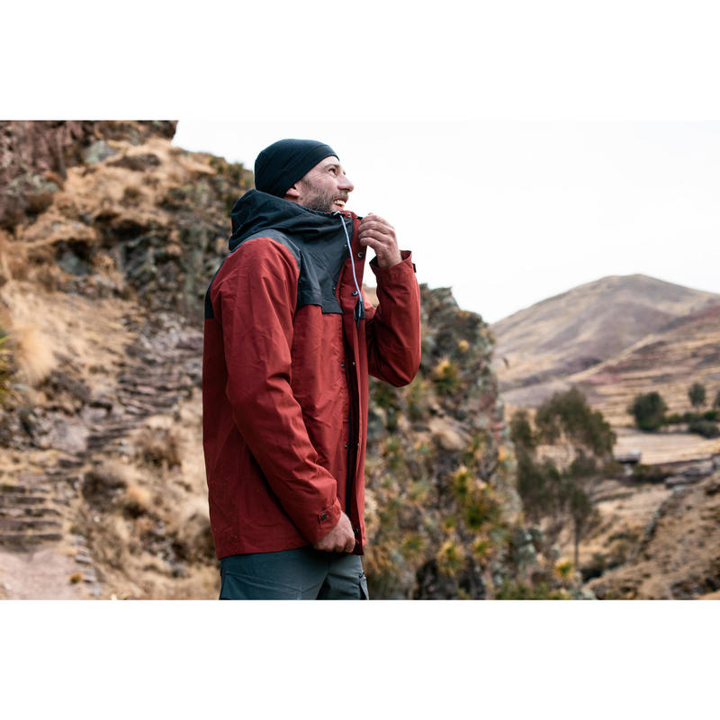 Mountain Trekking Merino Wool Hat Trek 500 Black Forclaz