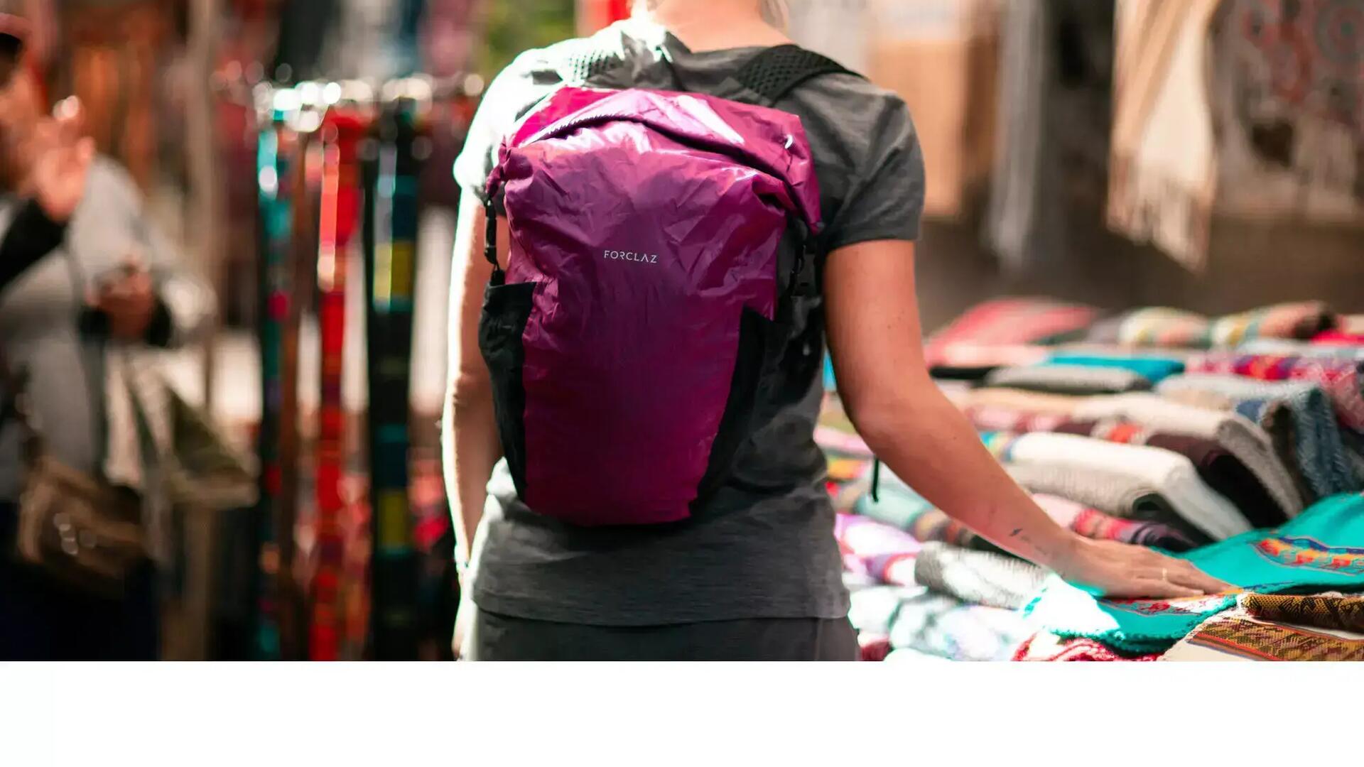 FORCLAZ Túrahátizsák, vízhatlan, 20 literes - Travel