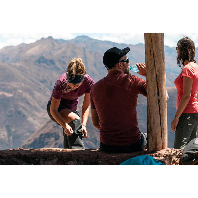 Pantalón desmontable montaña y trekking Mujer Forclaz Travel 500