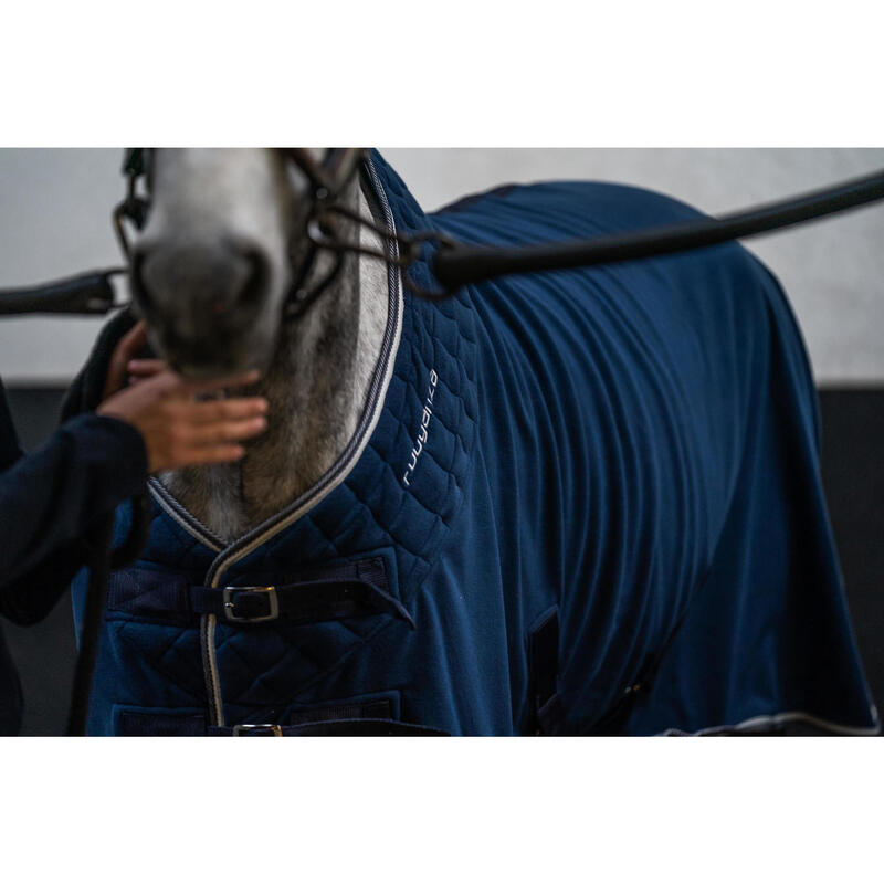 Cobrejão de Estábulo de Equitação Cavalo e Pónei POLAR 500 Azul