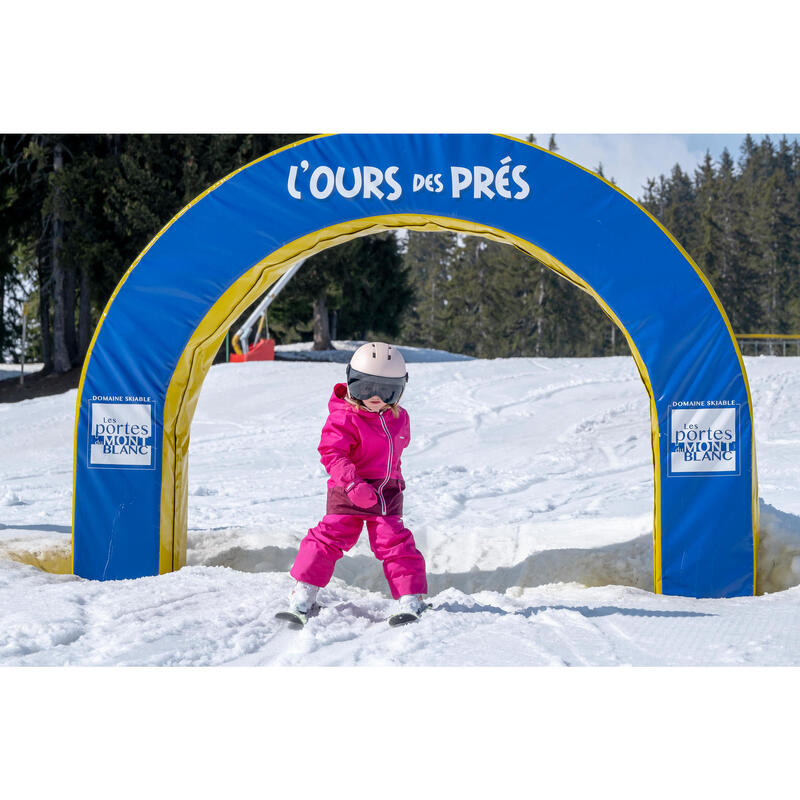 ÇOCUK KAYAK MONTU: WEDZE 100 PEMBE