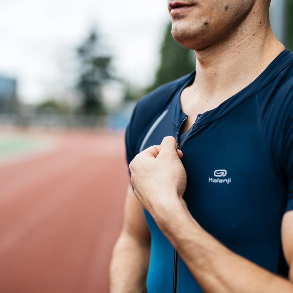 Sportanzug Leichtathletik Herren blau