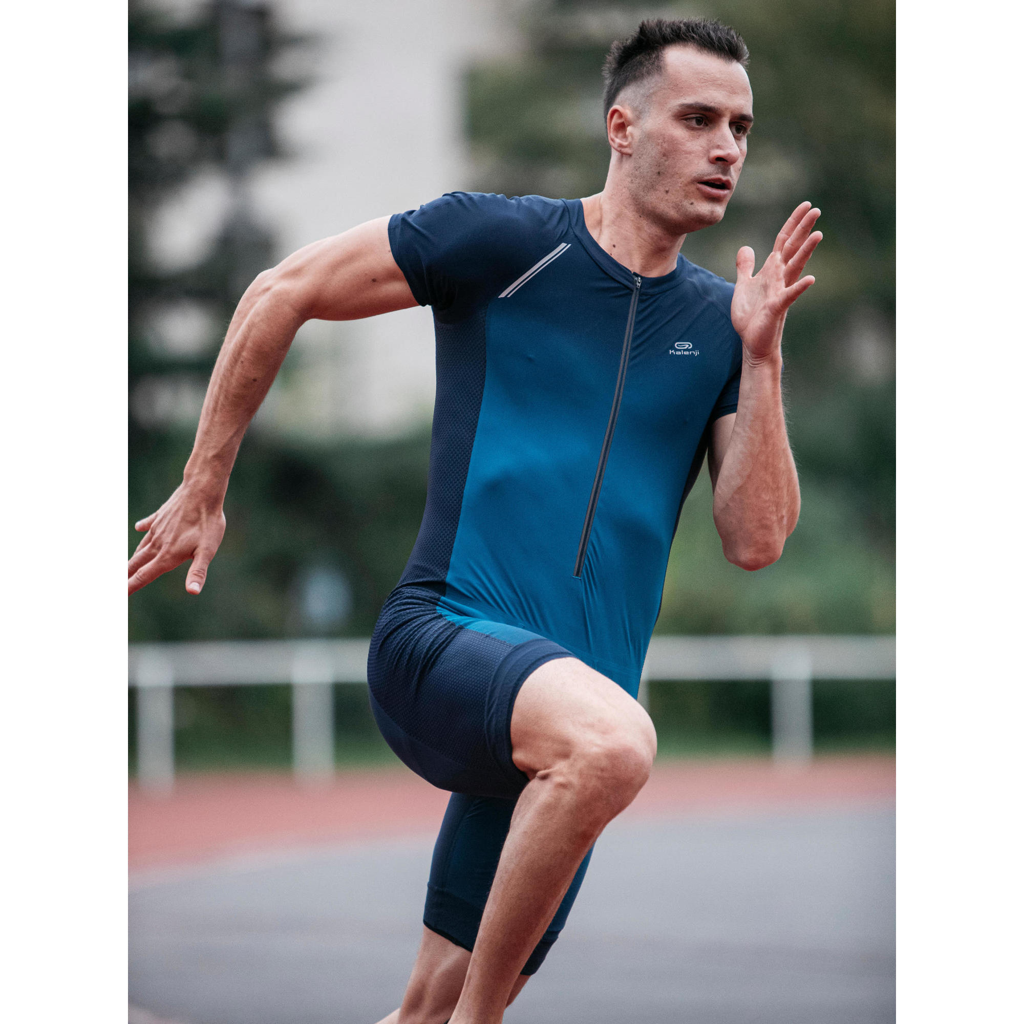 Tuta atletica uomo azzurra KALENJI | DECATHLON