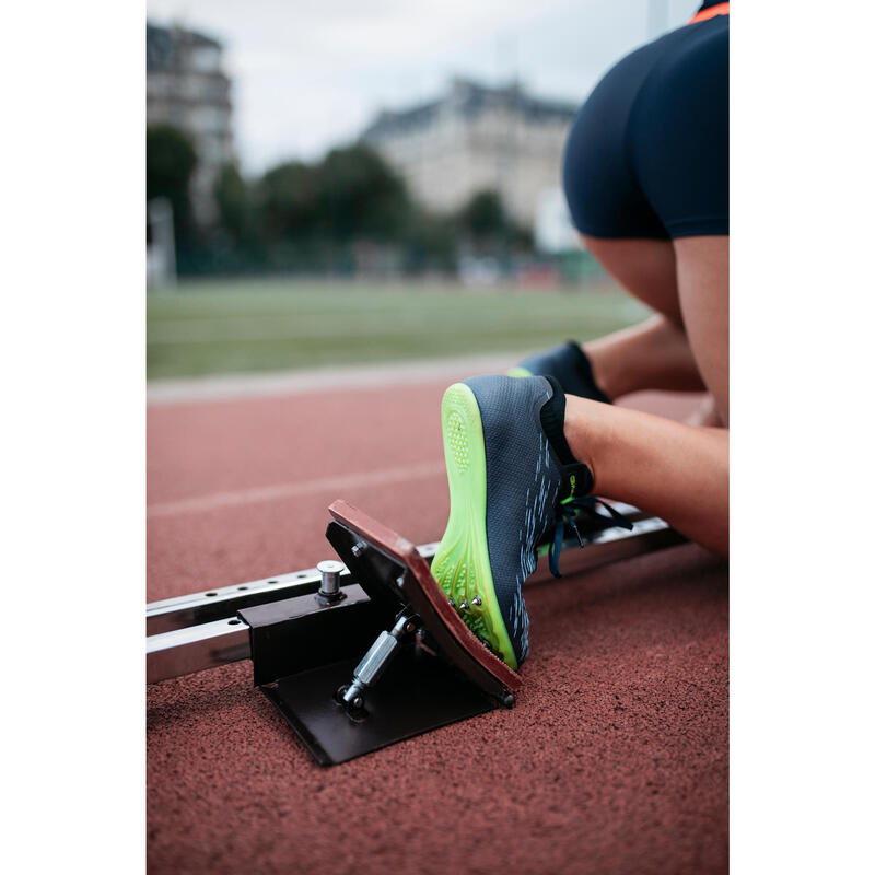 Încălțăminte Cuie Atletism AT Sprint Albastru-Galben