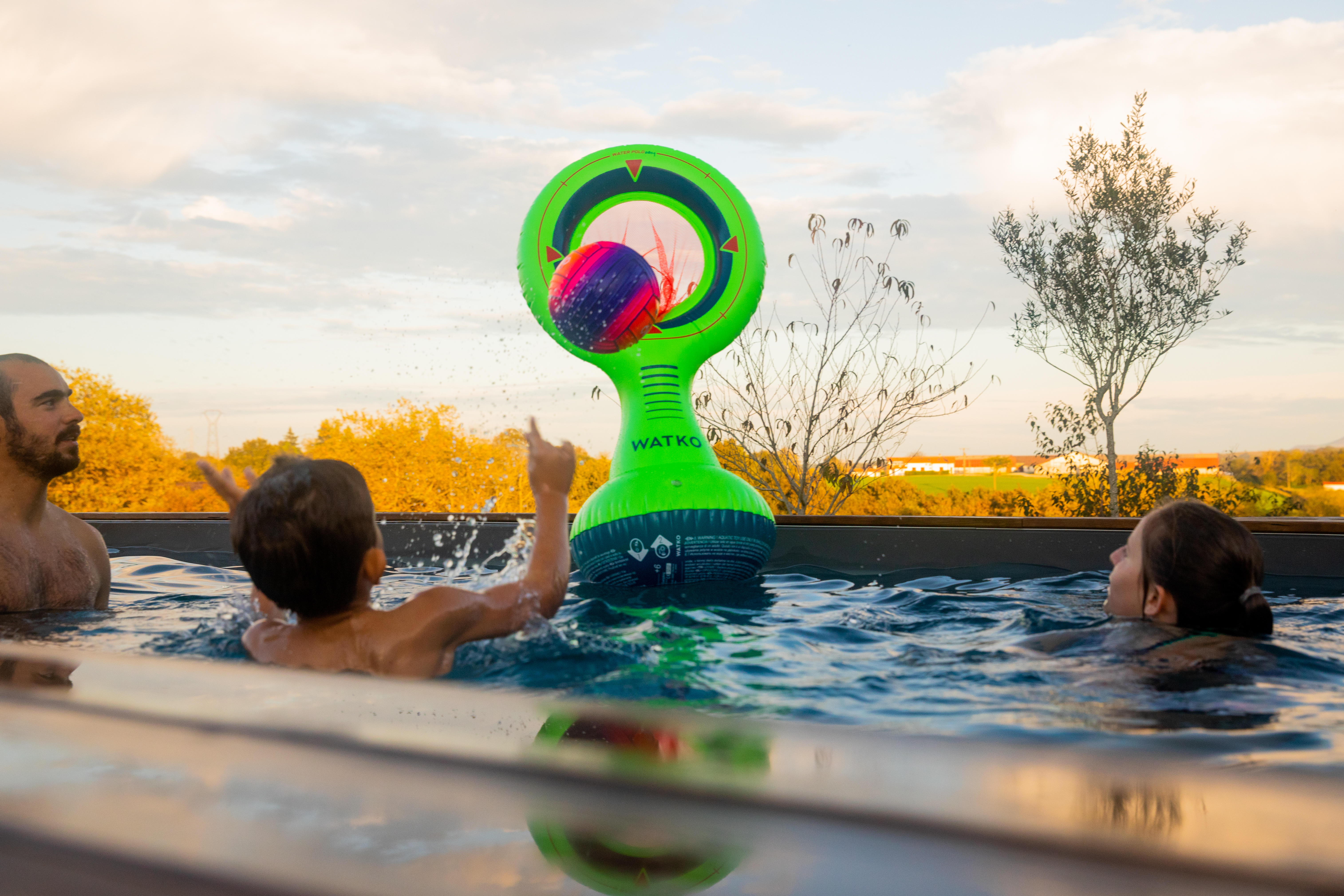 

Large Pool Ball - Orange Pink -  By WATKO | Decathlon