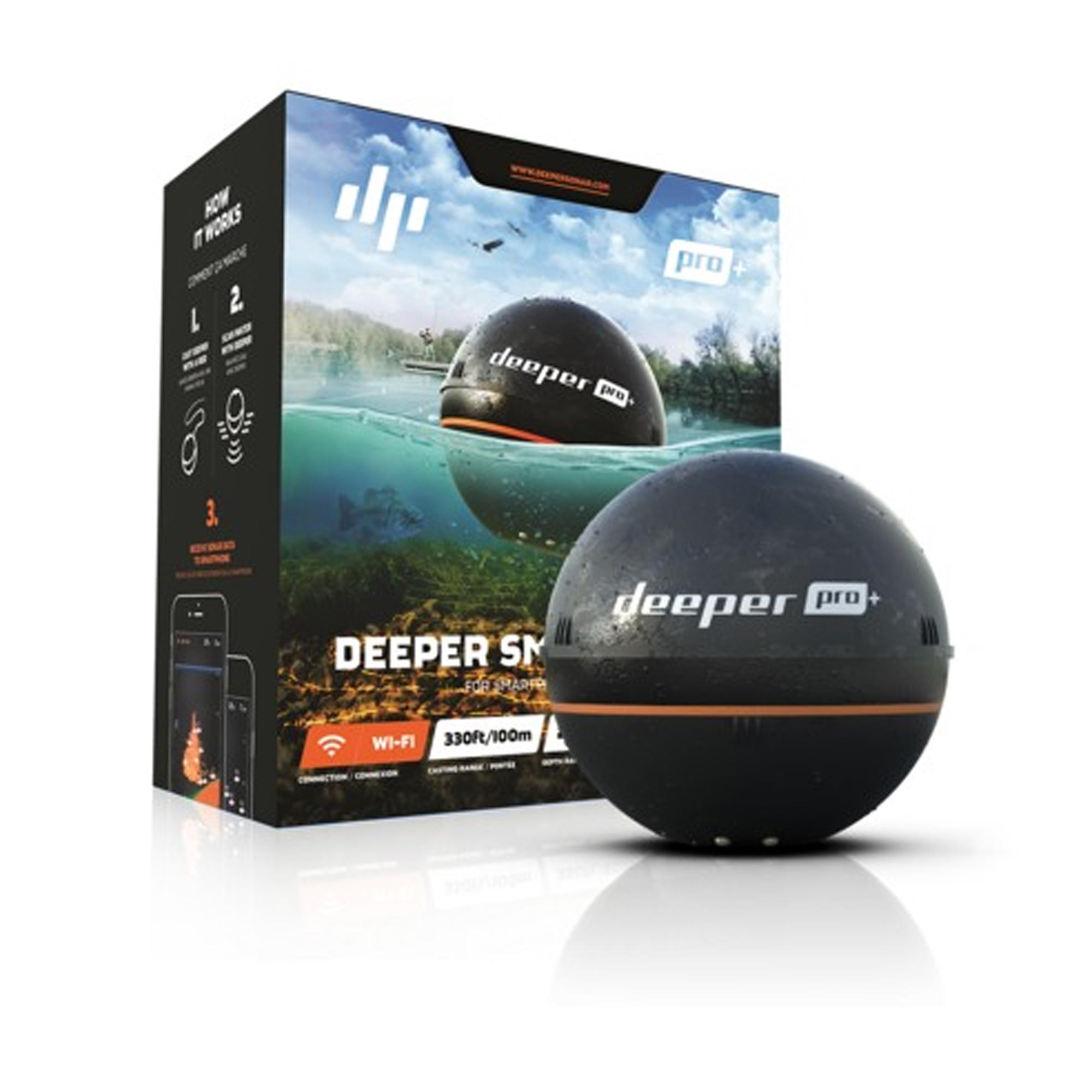 Second Life - Echosonda DEEPER PRO PLUS WIFI + Uchwyt na telefon  3/4