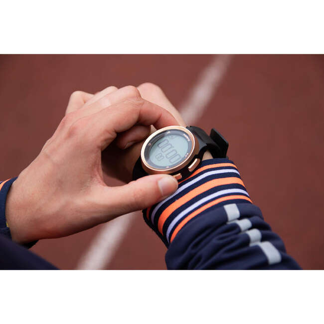 Kronometreli KoÅu Saati - Siyah - W900 KALENJI - Decathlon