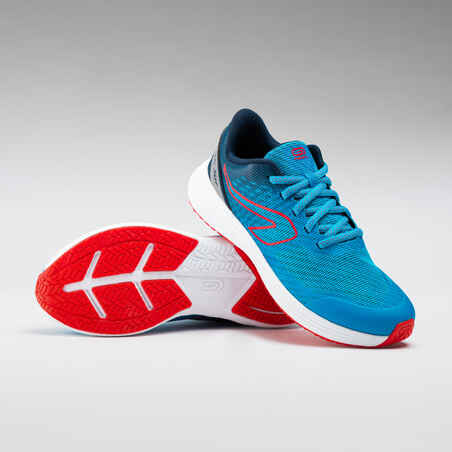 AT 500 KIPRUN FAST CHILDREN'S ATHLETICS SHOES TURQUOISE/RED