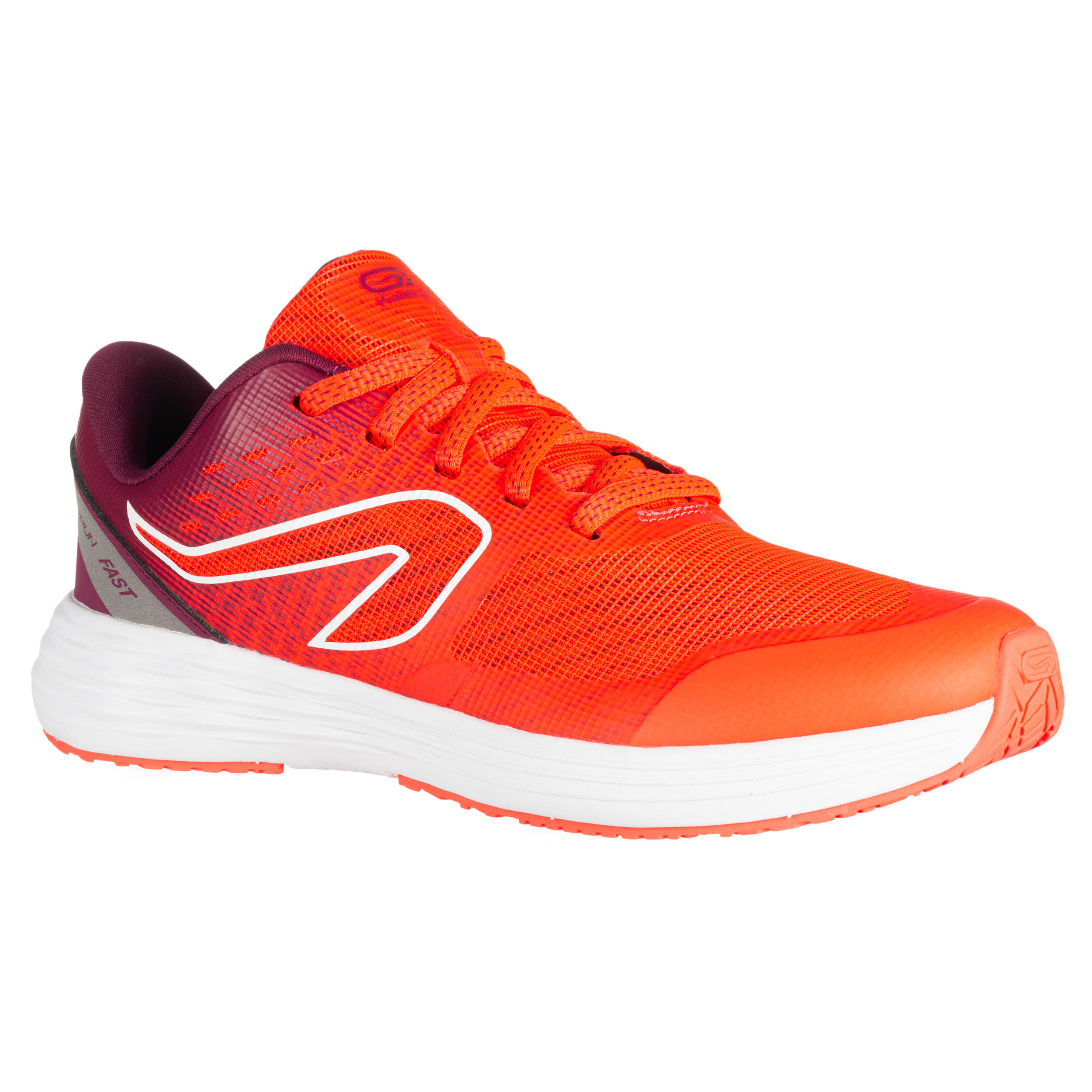 chaussures enfant d athl tisme AT 500 kiprun fast rose fluo