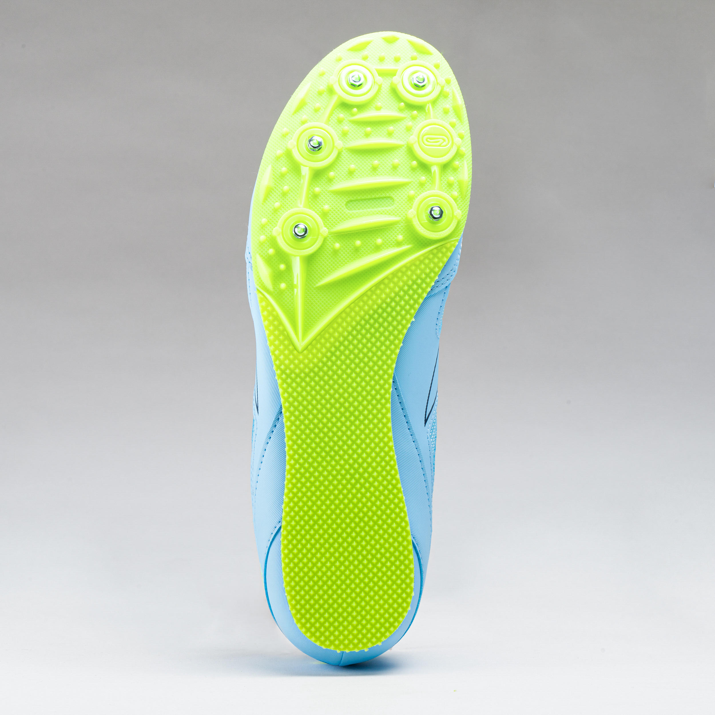 Chaussures à pointes Enfant et Adulte-KIPRUN AT START bleu ciel 6/7
