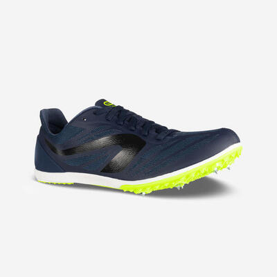 Scarpe chiodate atletica AT MID azzurro-nero-giallo