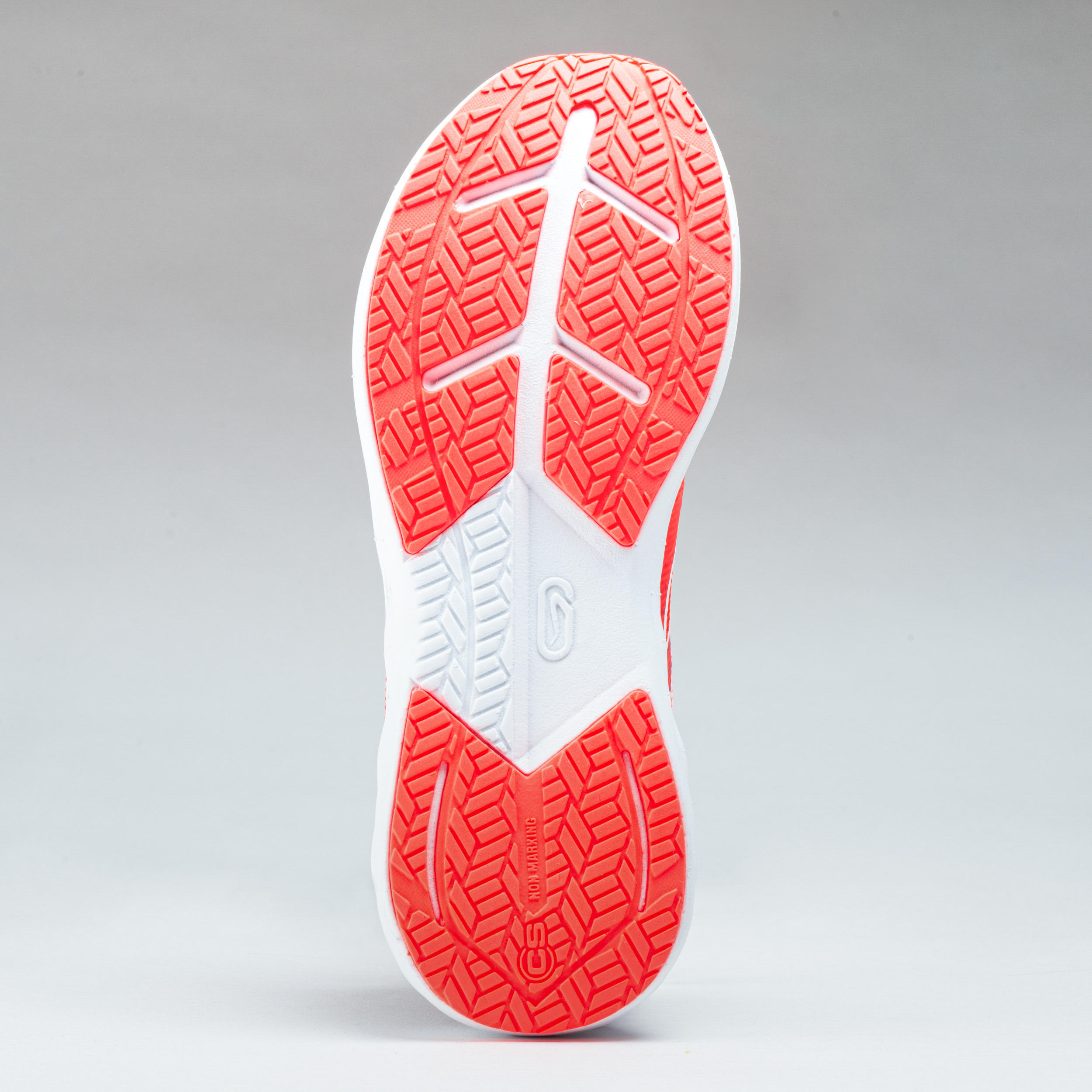 Calçado de atletismo de criança AT 500 kiprun fast rosa fluorescente/bordeaux 5/9