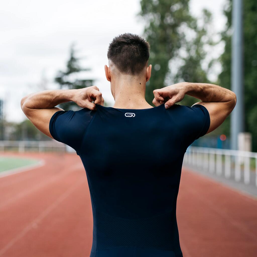 Sportanzug Leichtathletik Herren blau