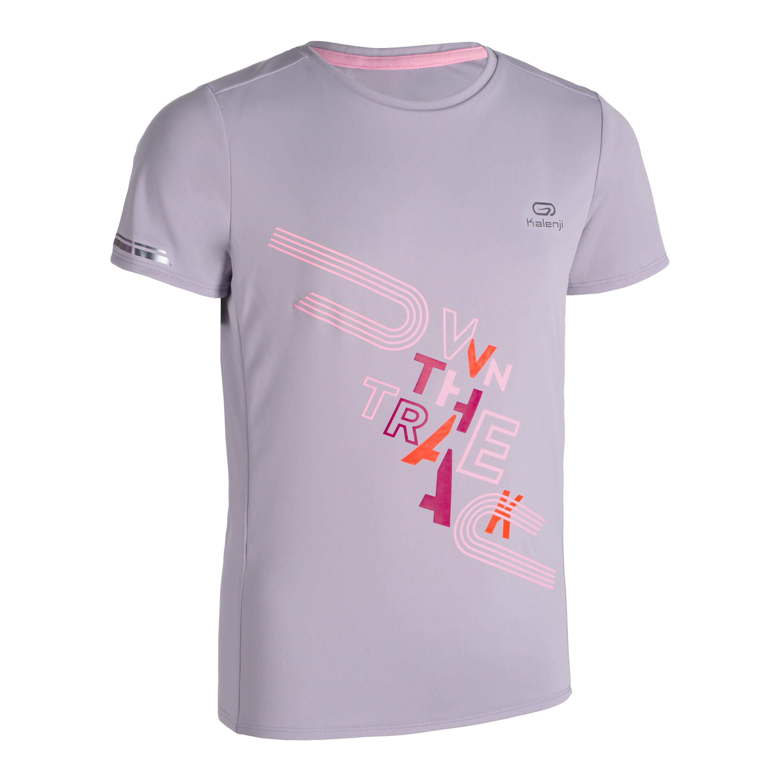AT 300 KIDS' ATHLETICS T-SHIRT - PURPLE 