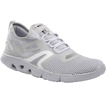 Men's Fitness Walking Shoes PW 500 Fresh - light grey - Decathlon