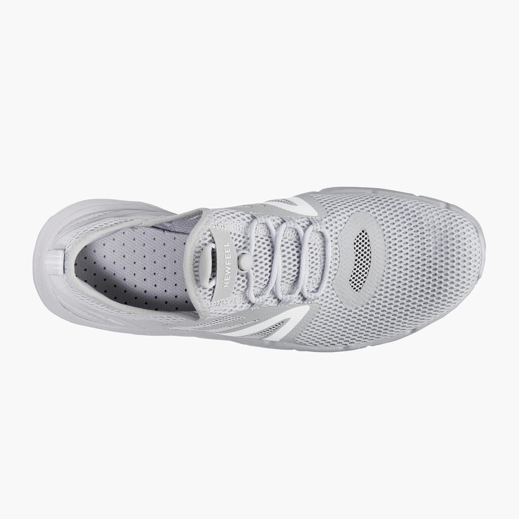 Chaussures marche sportive homme PW 500 Fresh gris clair