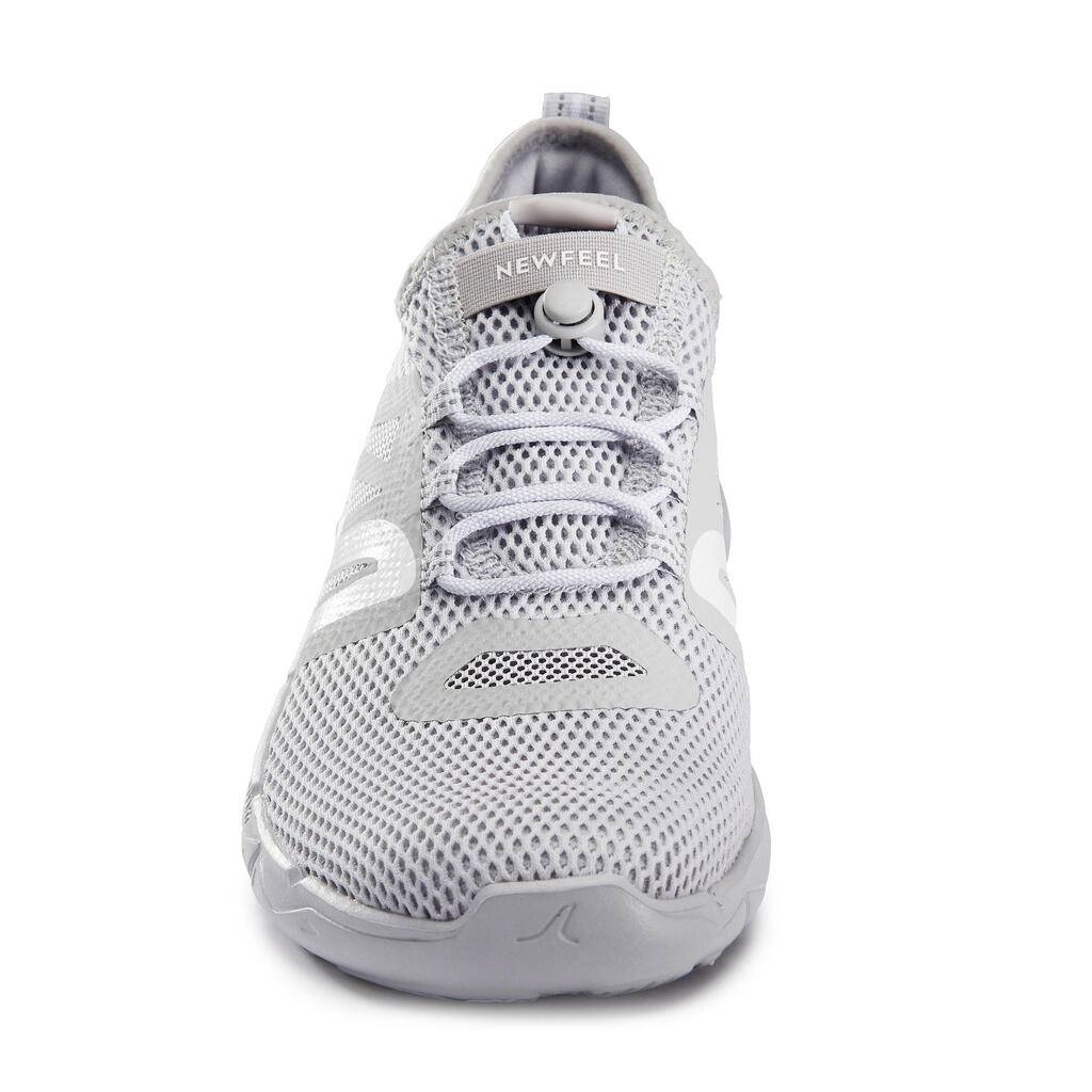 Chaussures marche sportive homme PW 500 Fresh gris clair