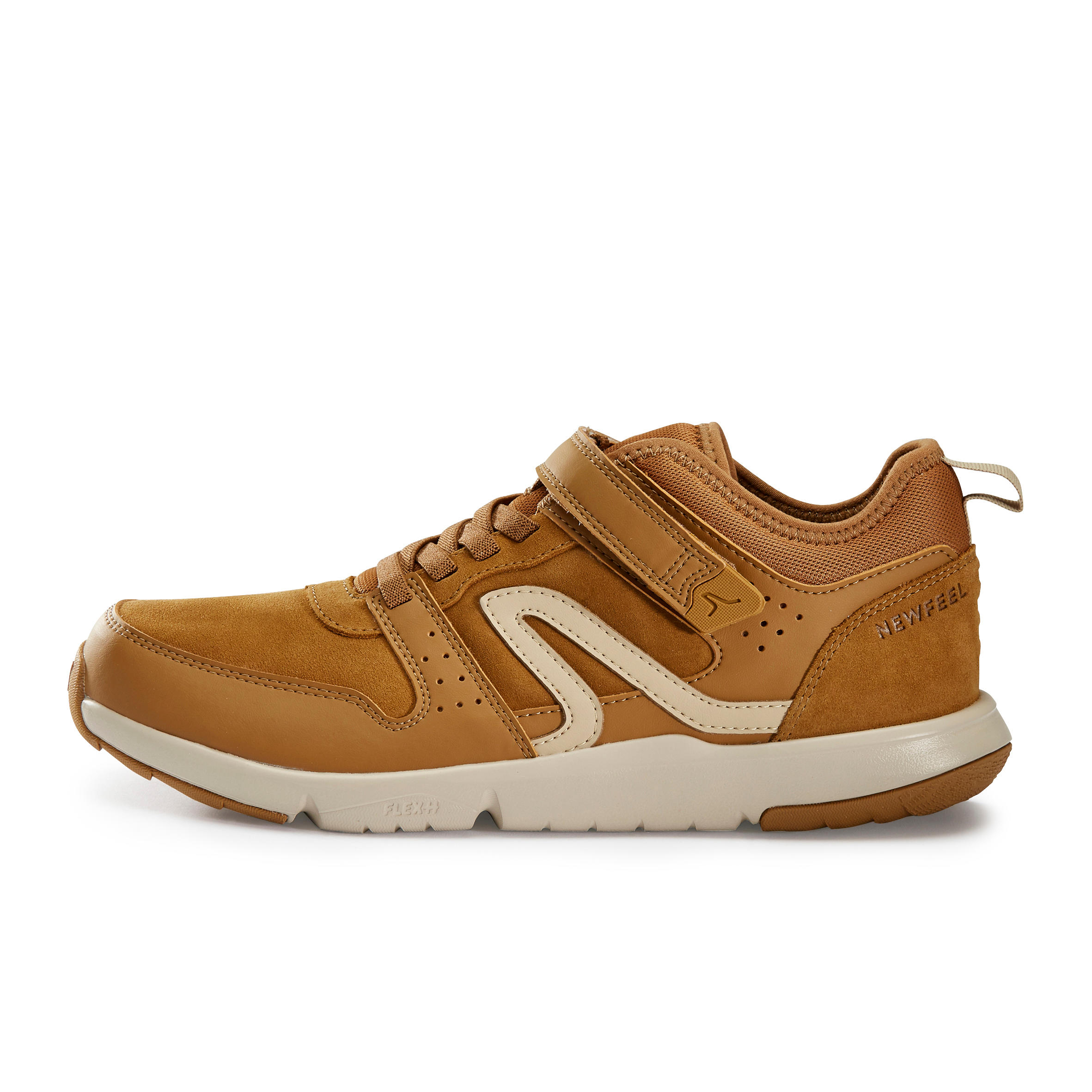 Actiwalk Easy Leather Men's Urban Walking Shoes - Camel 25/26