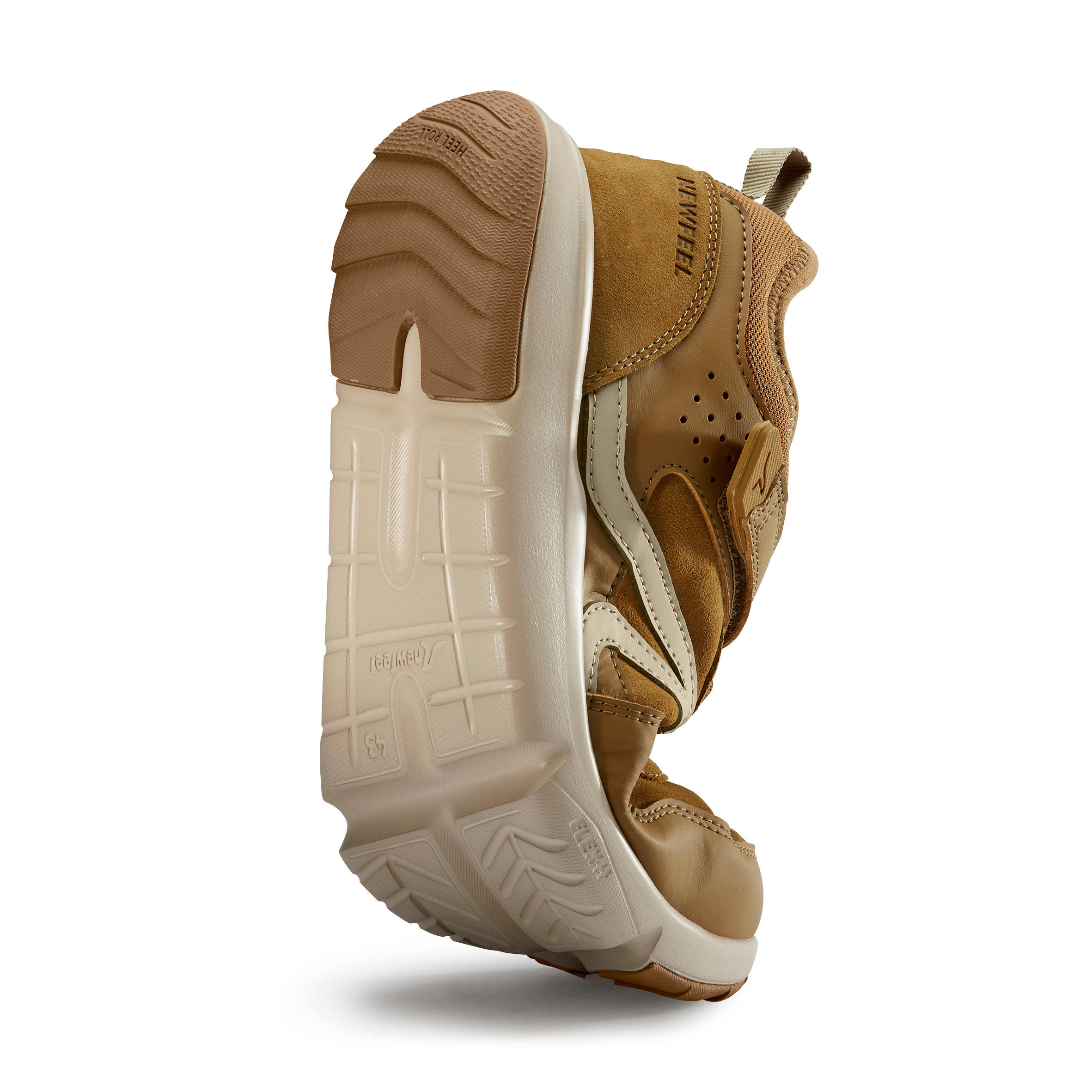 Actiwalk Easy Leather Men's Urban Walking Shoes - Camel 21/26