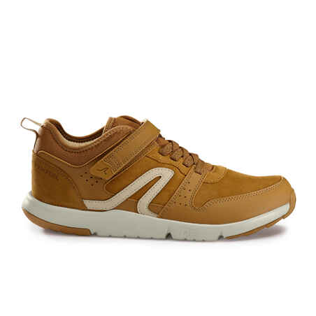 Actiwalk Easy Leather Men's Urban Walking Shoes - Camel