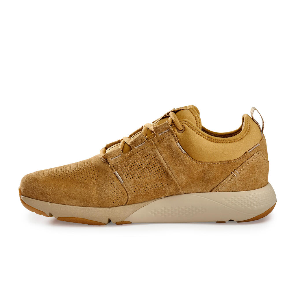 Actiwalk Comfort Leather Men's Urban Walking Shoes - Camel