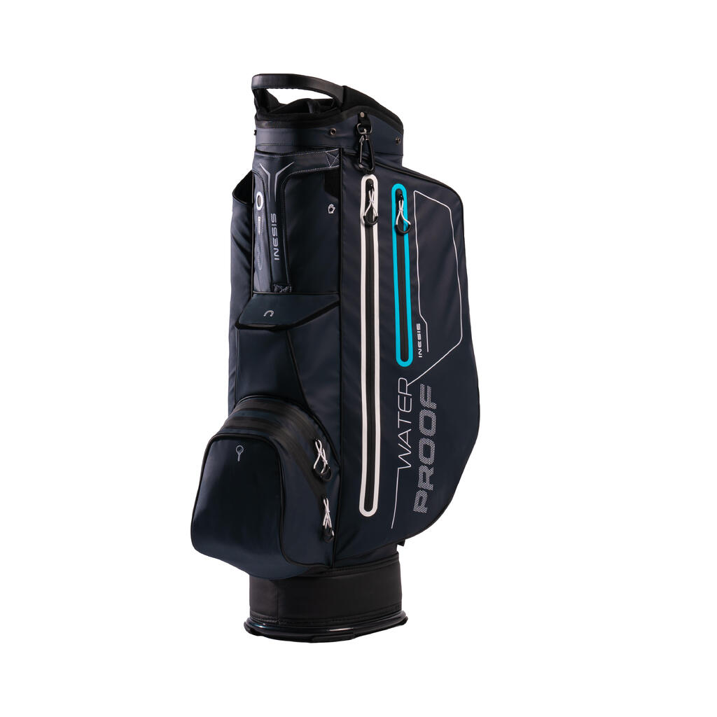 GOLF TROLLEY BAG WATERPROOF – INESIS CART BLUE