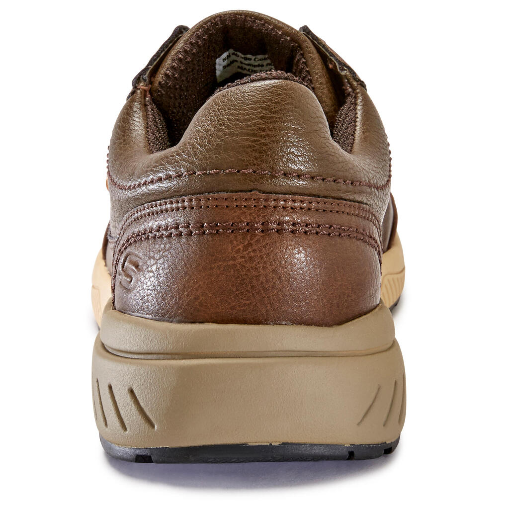 Skechers Felano Men's Urban Walking Leather Shoes - brown