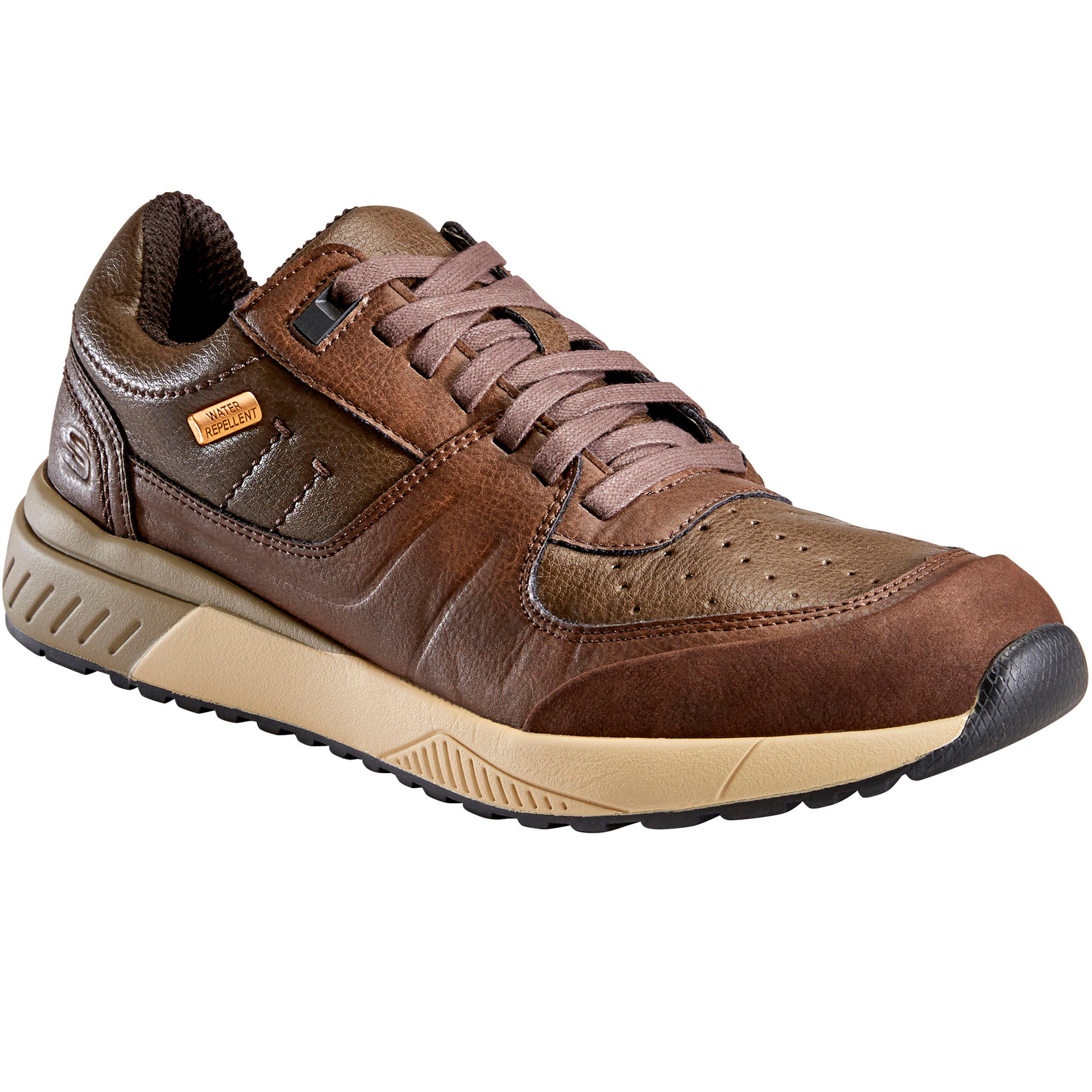 SKECHERS Sneakers voor wandelen in de stad heren Felano bruin | Decathlon