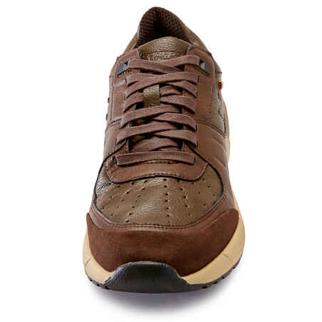 Skechers Felano Men's Urban Walking Leather Shoes - brown