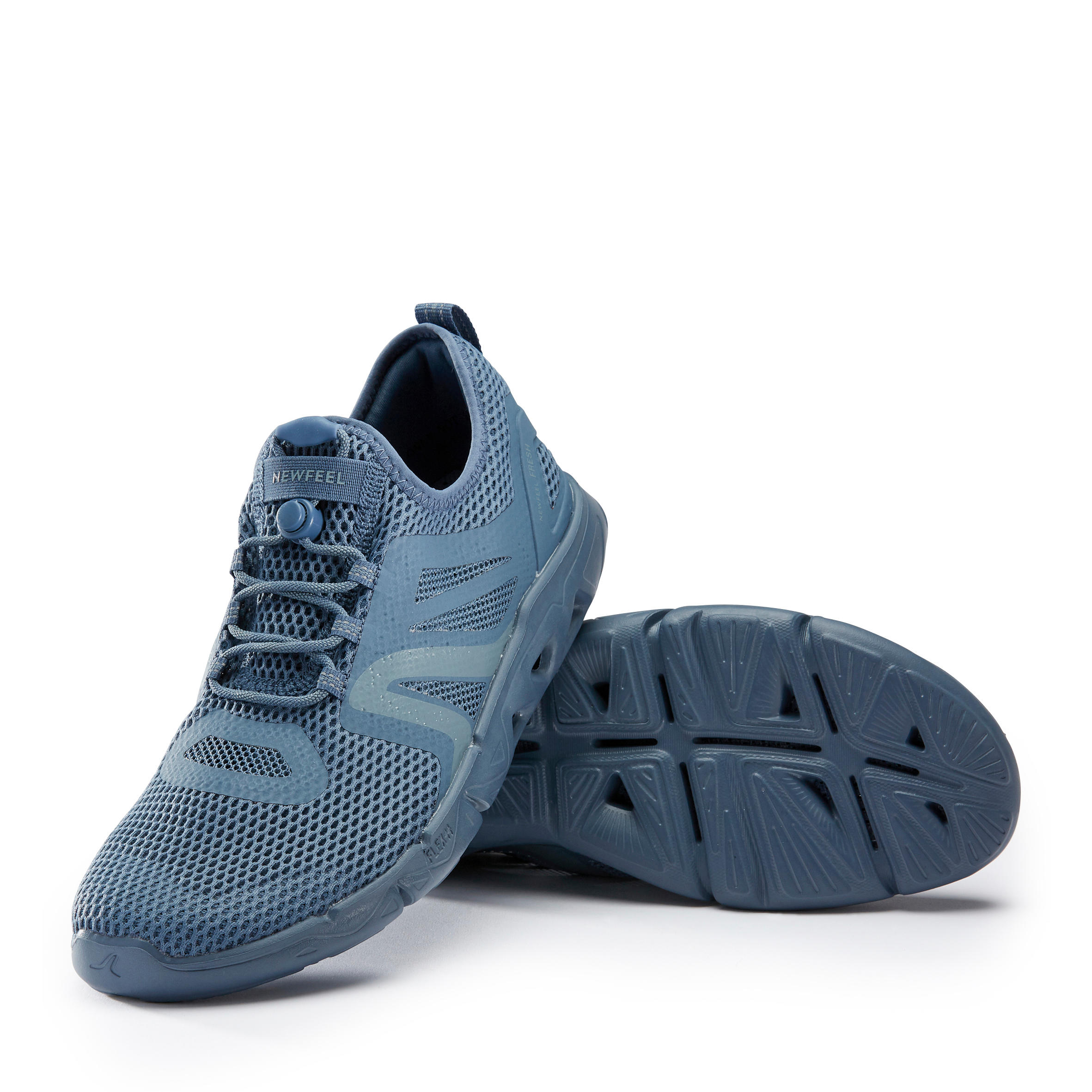PW 500 Fresh Men's Fitness Walking Shoes - Blue 7/12