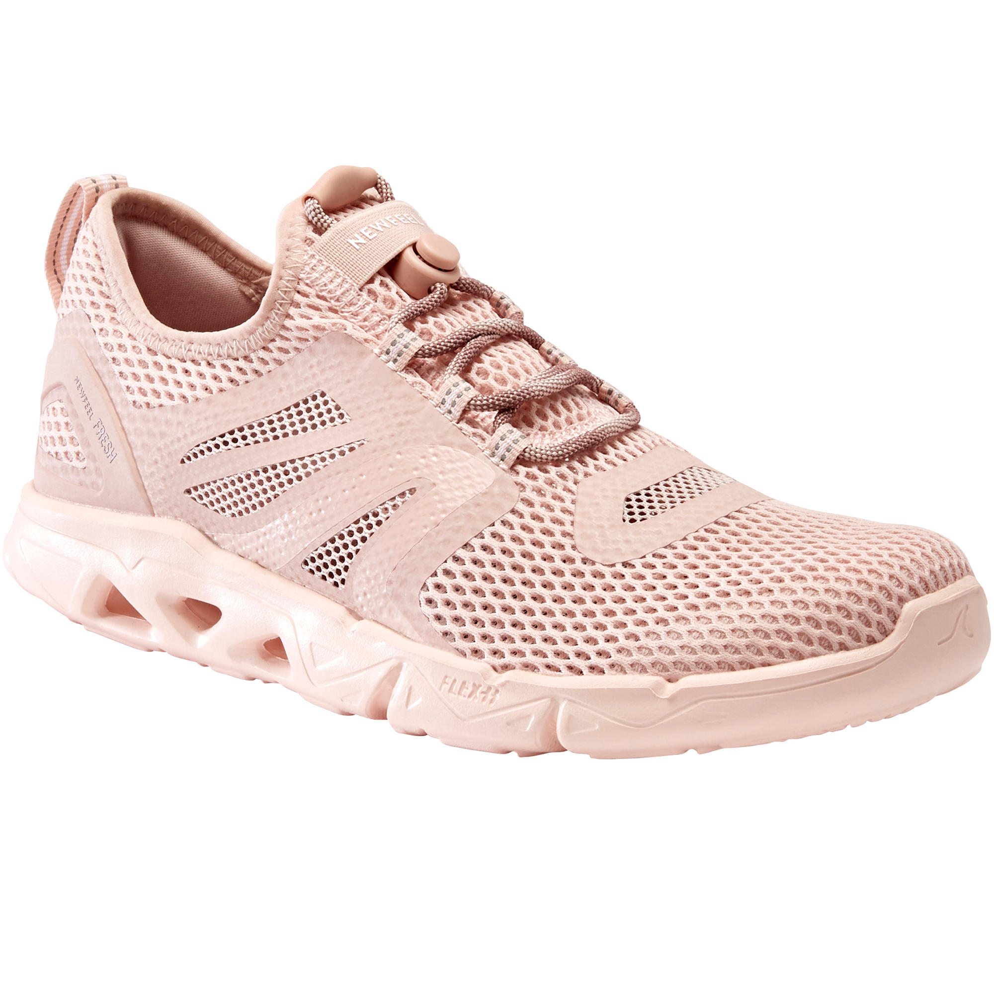 pink walking shoes