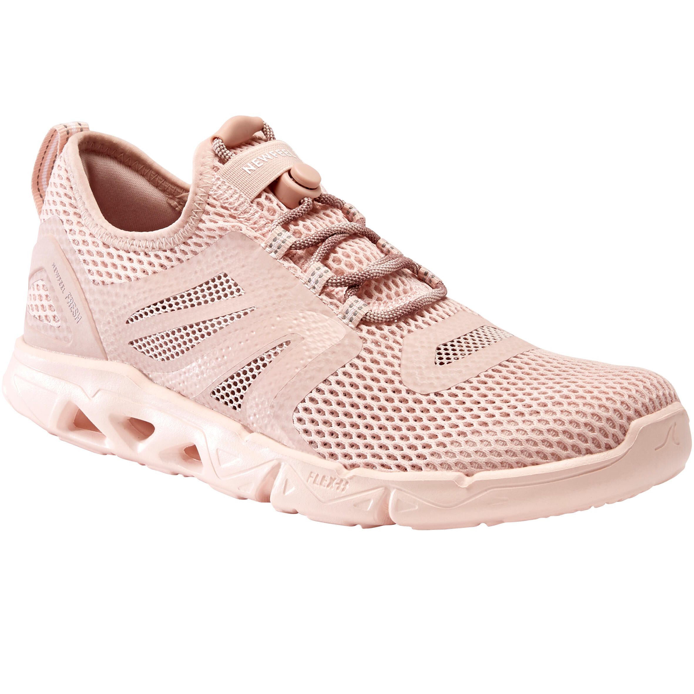 NEWFEEL Women's Fitness Walking Shoes PW 500 - pink