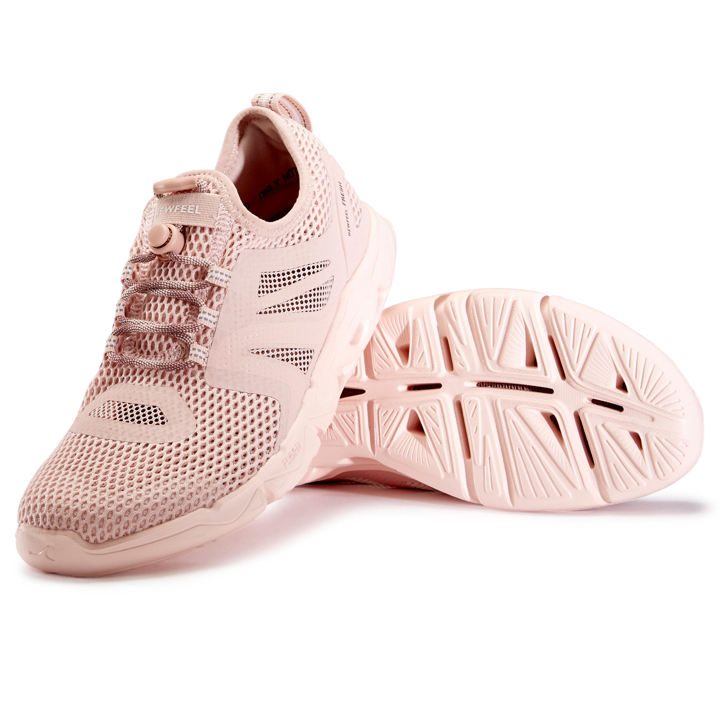 Women's Fitness Walking Shoes PW 500 - pink 8/10