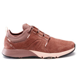 Chaussures cuir marche urbaine femme Actiwalk Confort Leather rose