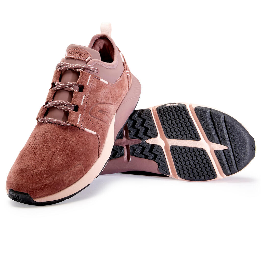 Women's City Walking Shoes Actiwalk Comfort Leather - pink