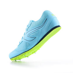 CHAUSSURES D'ATHLETISME A POINTES POLYVALENTES ENFANT ET ADULTE NOIRES  ROUGES KALENJI | Decathlon