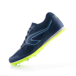 CHAUSSURES D'ATHLETISME A POINTES POLYVALENTES ENFANT ET ADULTE NOIRES  ROUGES KALENJI | Decathlon