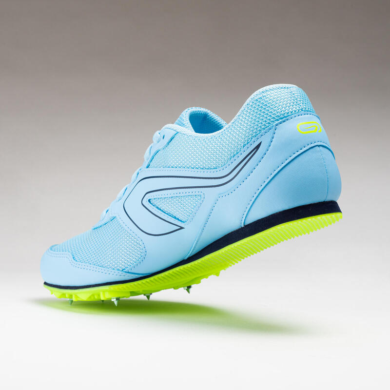 ATHLETICS SHOES WITH SPIKES - KALENJI AT START - LIGHT BLUE