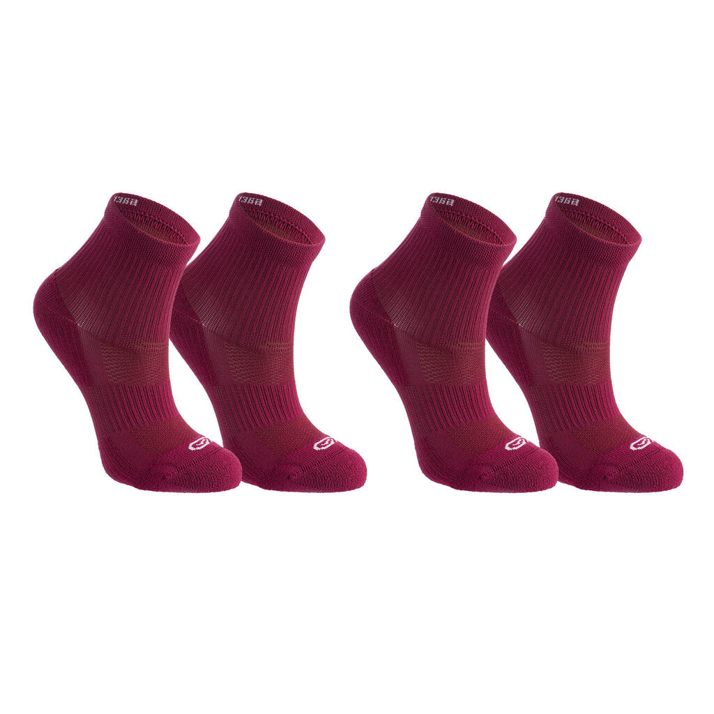 Bērnu garās sporta zeķes “confort”, 2 pāru iepakojums, violetas