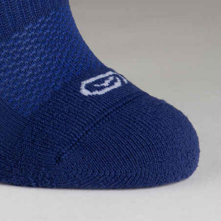 Confort children's athletics socks high pack of 2 ink blue