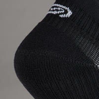 Čarape za trčanje Kiprun 500 INV udobne dečje 2 para - crne i bele