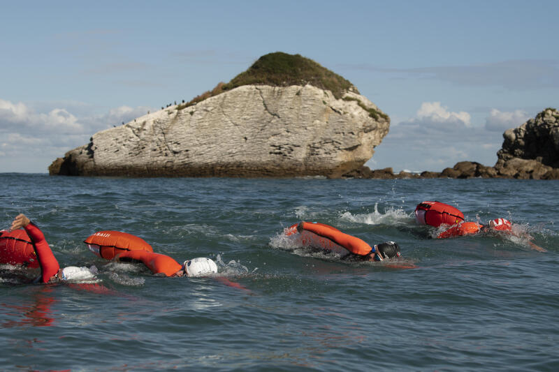 Kombinezon pływacki openwater męski Nabaiji OWS 100 Glideskin z neoprenu 2/1,8 mm