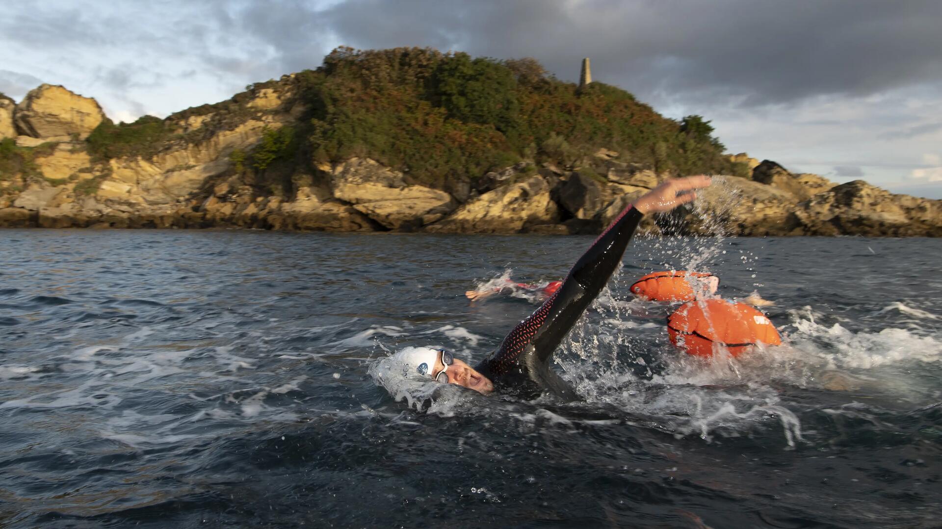 open-water swimming