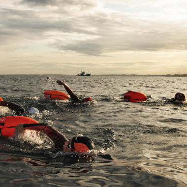 Milageto Schwimmblase Offenes Wasser Aufgeblasene Sicherheitsboje Schwimmer