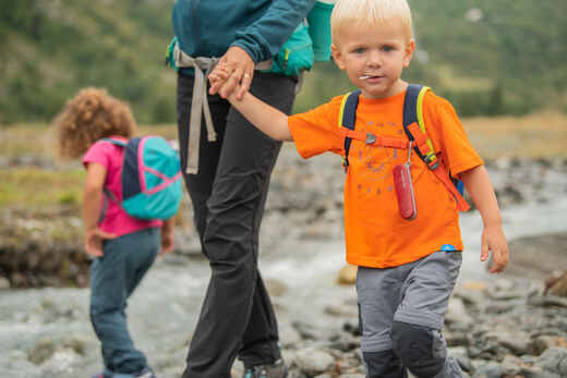 
      T-shirt de randonnée - MH100 orange - enfant 2-6 ANS
  